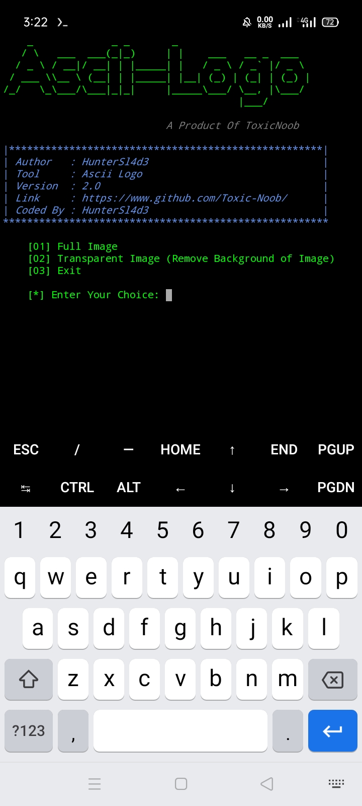 Ascii Logo Code GitHub - Toxic-Noob/Ascii_Logo: Convert Your Pictures/Logos into ASCII ...