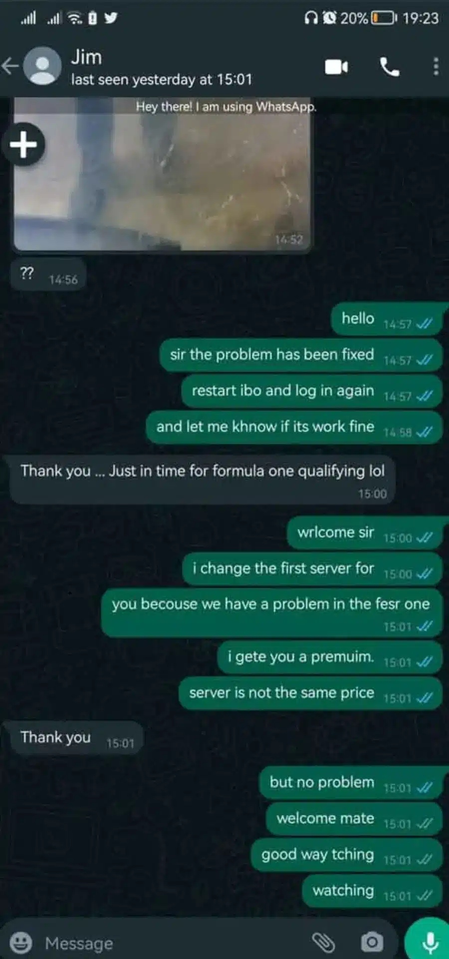 Customer Delivery Proof