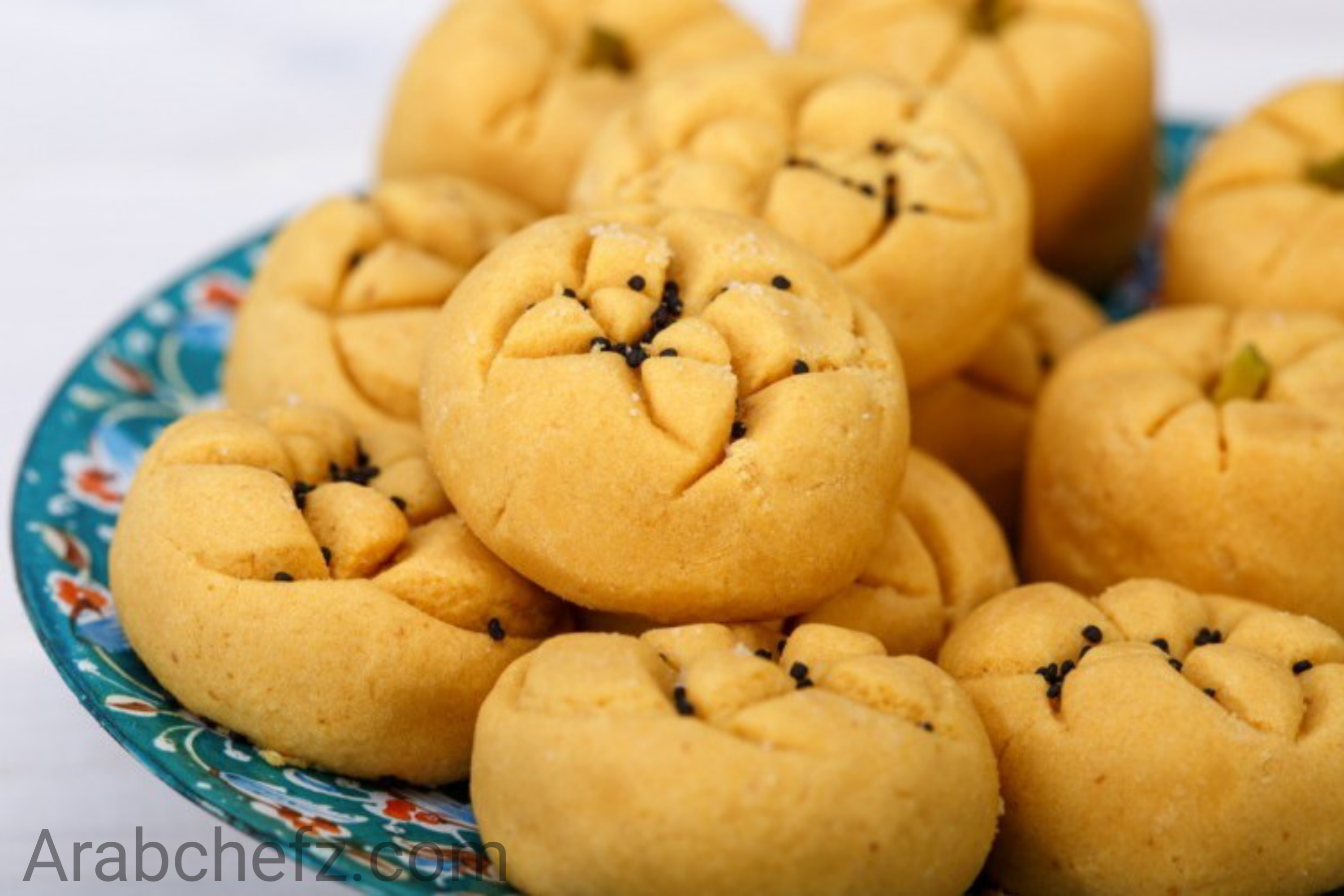 كوكيز الزعفران والهيل