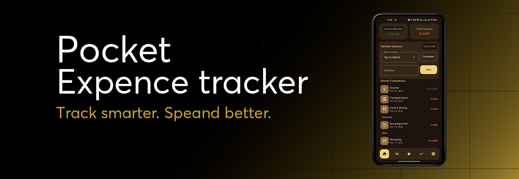 Pocket – Expense Tracker Banner